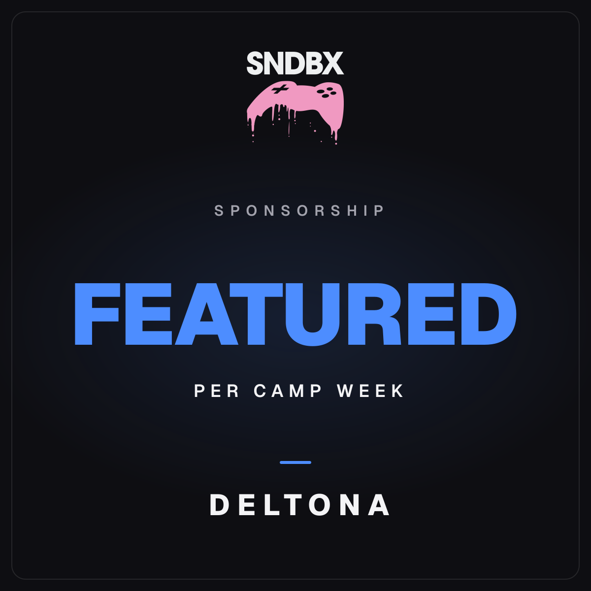 Featured Sponsorship - SNDBX Deltona