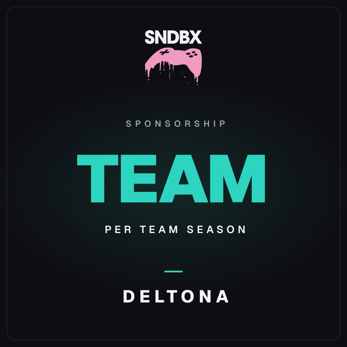 Team Sponsorship - SNDBX Deltona