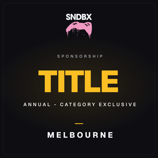 Title Sponsorship - SNDBX Melbourne